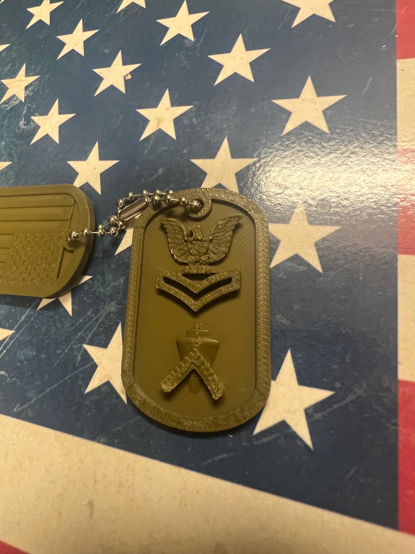 Seabee-builder-Seabee BU-1st class-dog tags
