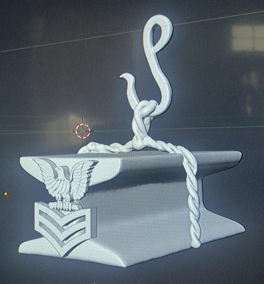 Big Seabee Steelworker custom rating badge