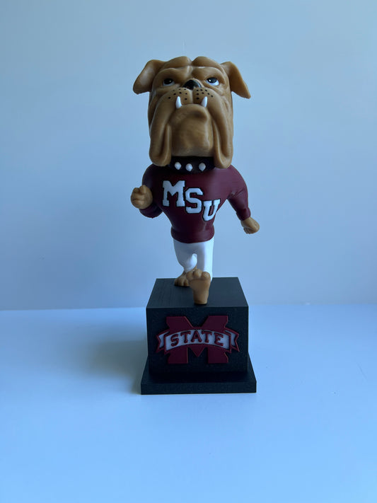 9" Mississippi State MSU Walking Bully Bulldog Statue – Full-Color Fan Collectible Gift