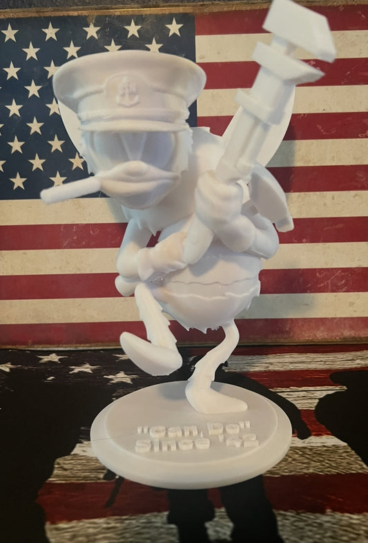 US Navy Seabee Collectible Figure Chief Ranks - Military Statue
