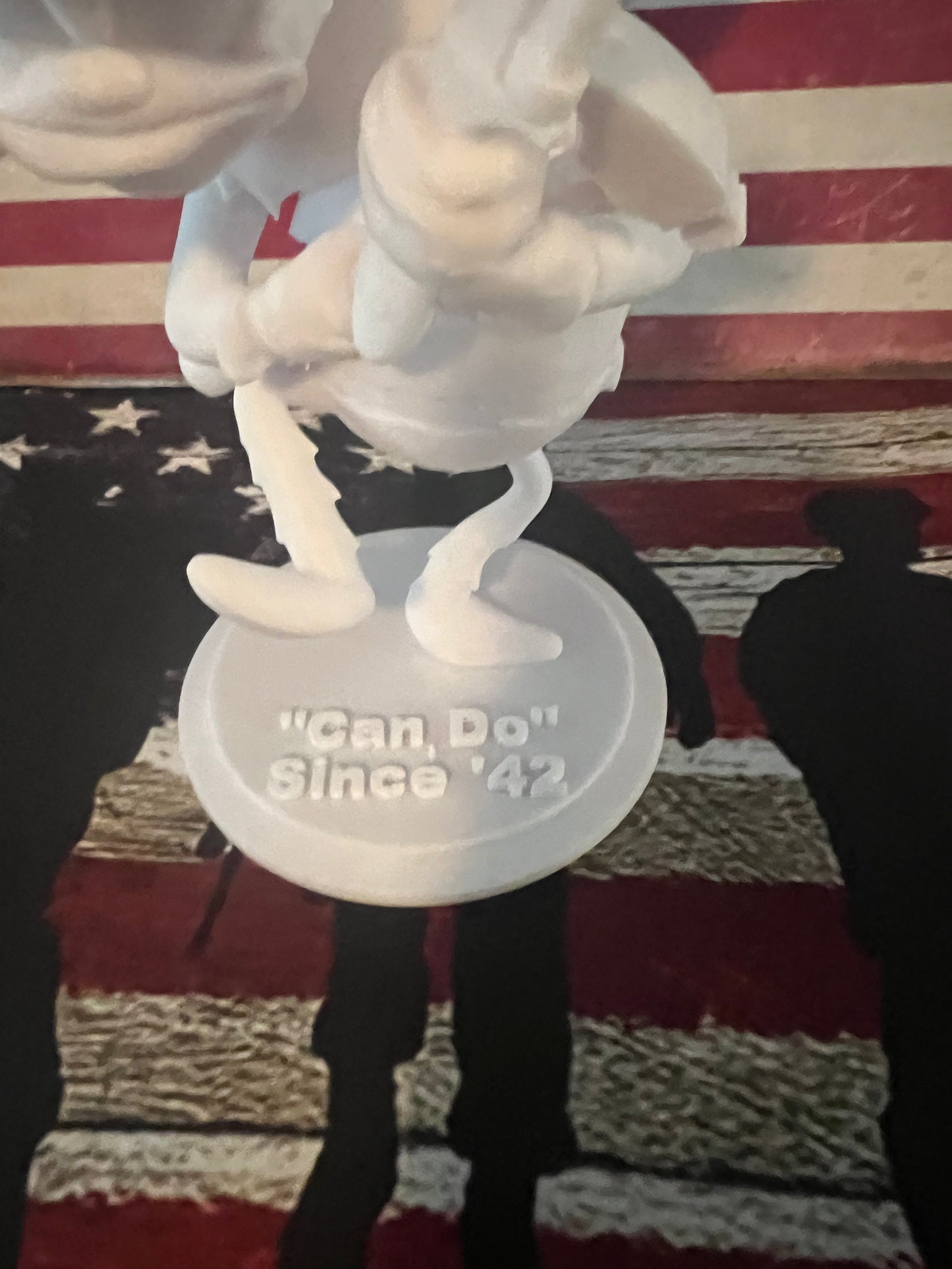 US Navy Seabee Collectible Figure Chief Ranks - Military Statue