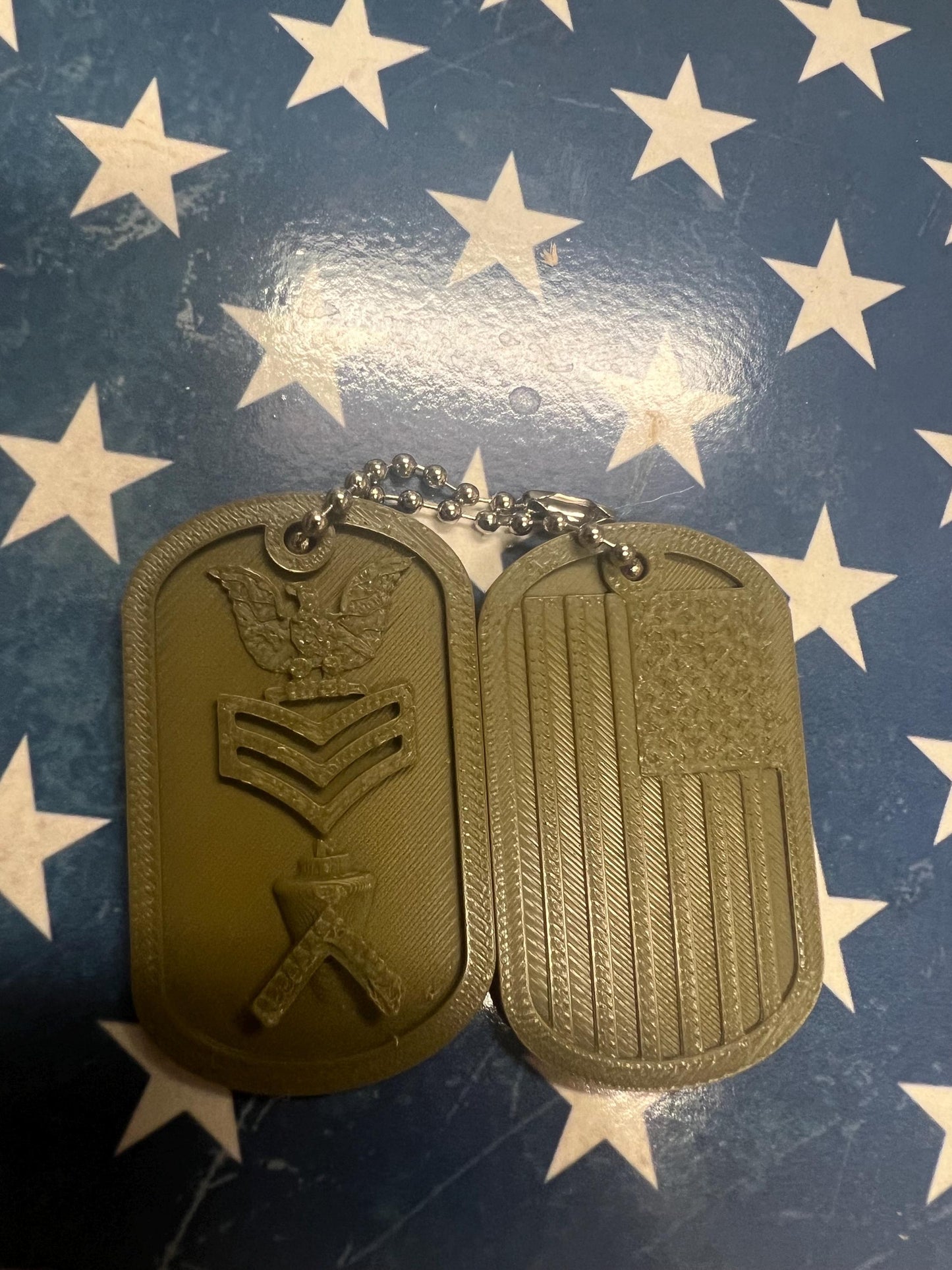 Seabee-builder-Seabee BU-1st class-dog tags
