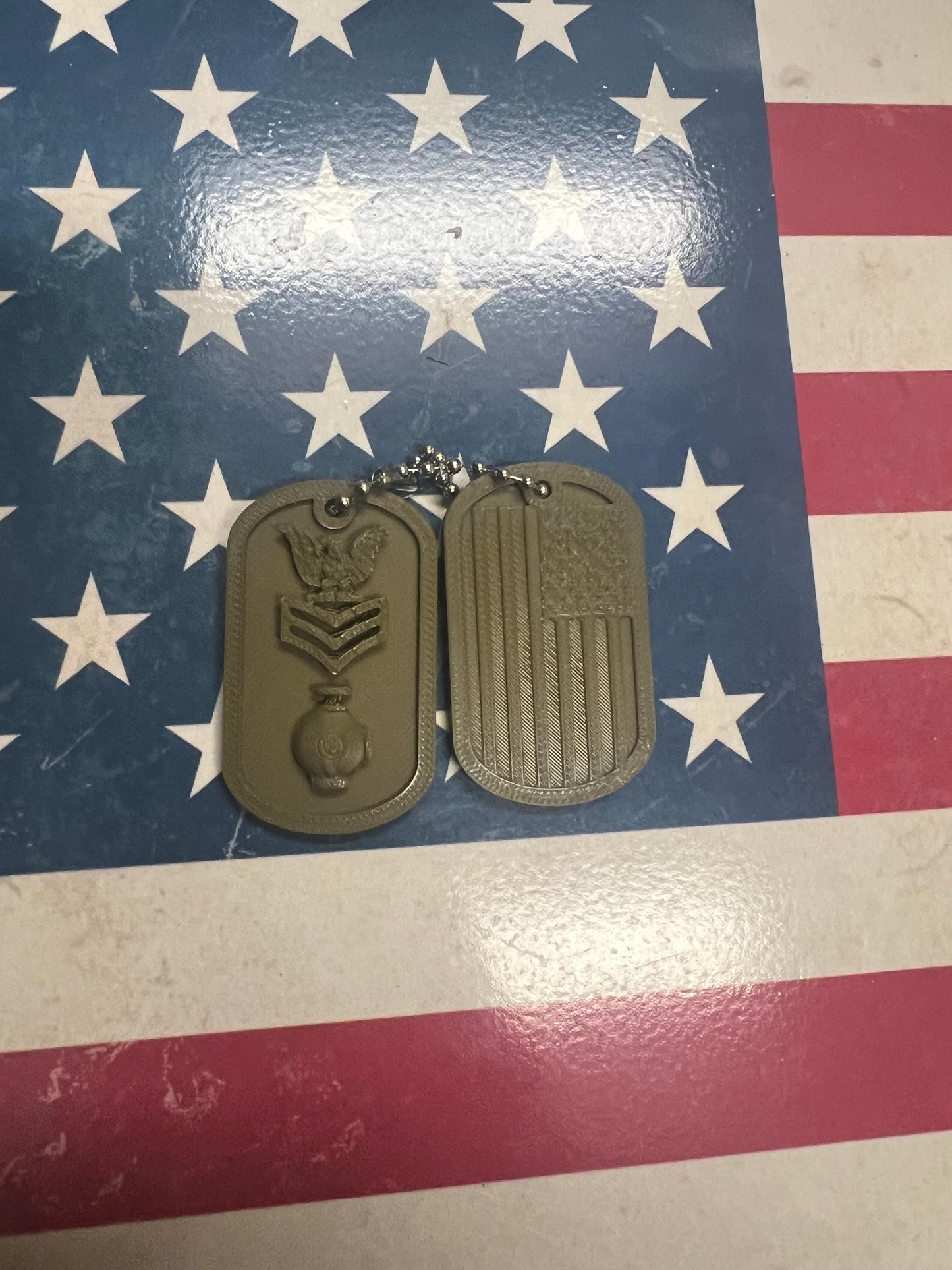 Seabee-UT-Seabee Utilitiesman 1stclass-dog tags