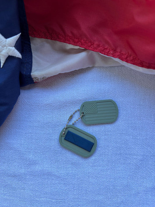 Dog tags Air force officer