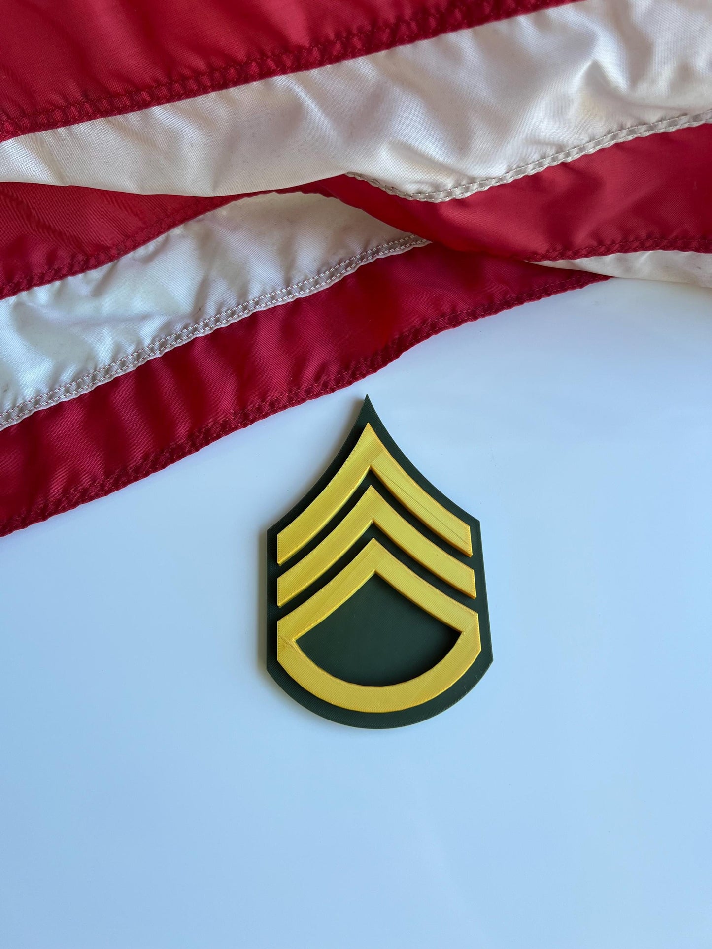 Army Rank Display  E-4 to E-9 | Military Gift | Promotion, Retirement & Shadow Box Display