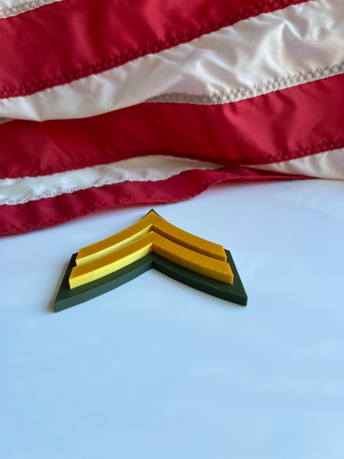 Army Rank Display  E-4 to E-9 | Military Gift | Promotion, Retirement & Shadow Box Display