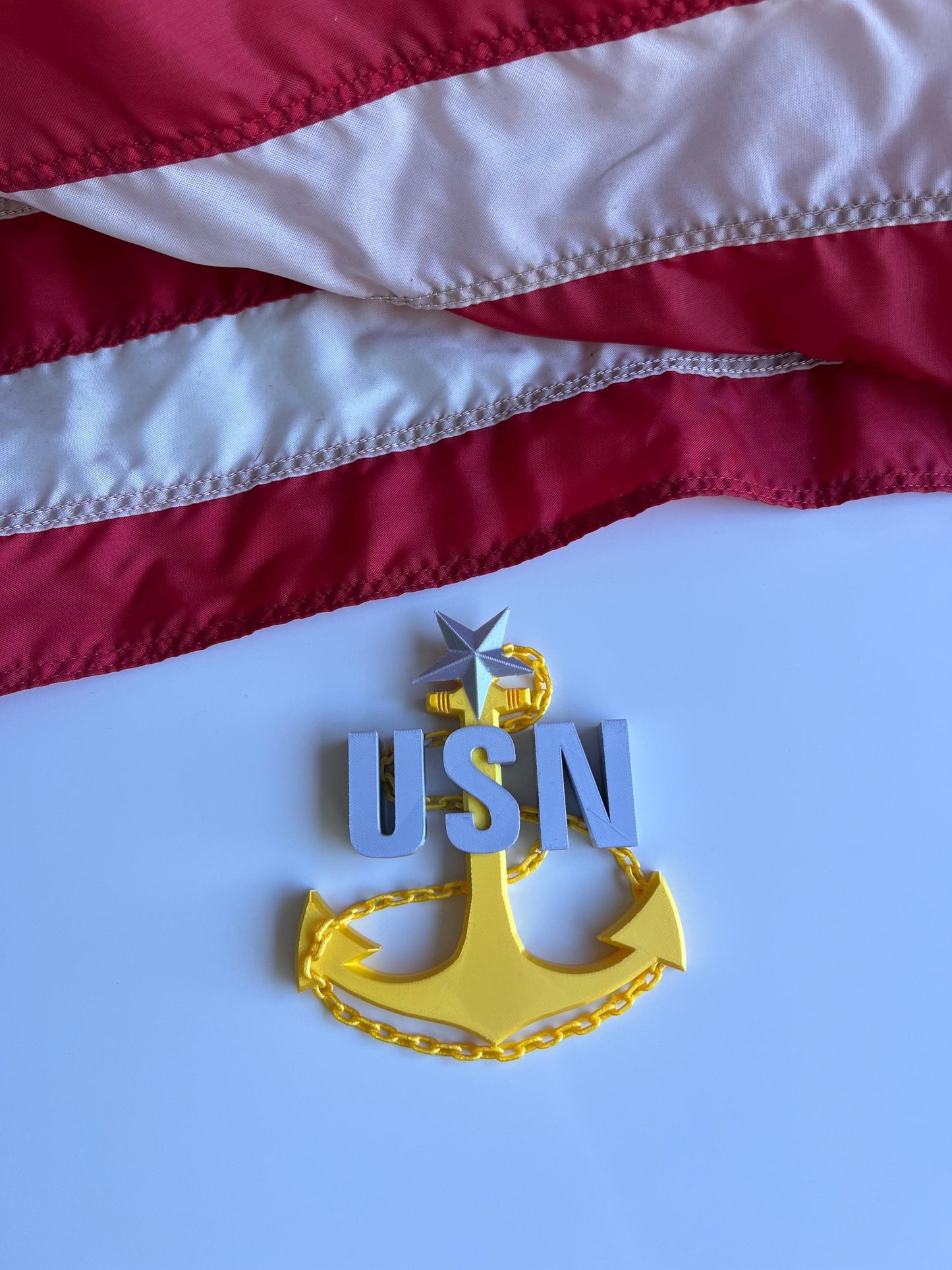 Navy CPO anchor Display  Chief E-7, Senior Chief E-8, Master Chief E-9 | Military Gift | Shadow Box or Wall Display |