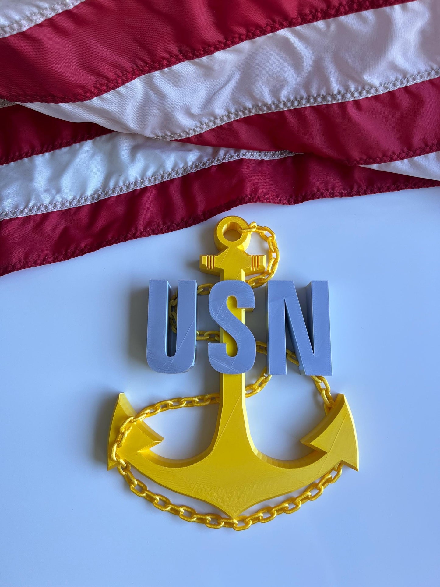Navy CPO anchor Display  Chief E-7, Senior Chief E-8, Master Chief E-9 | Military Gift | Shadow Box or Wall Display |