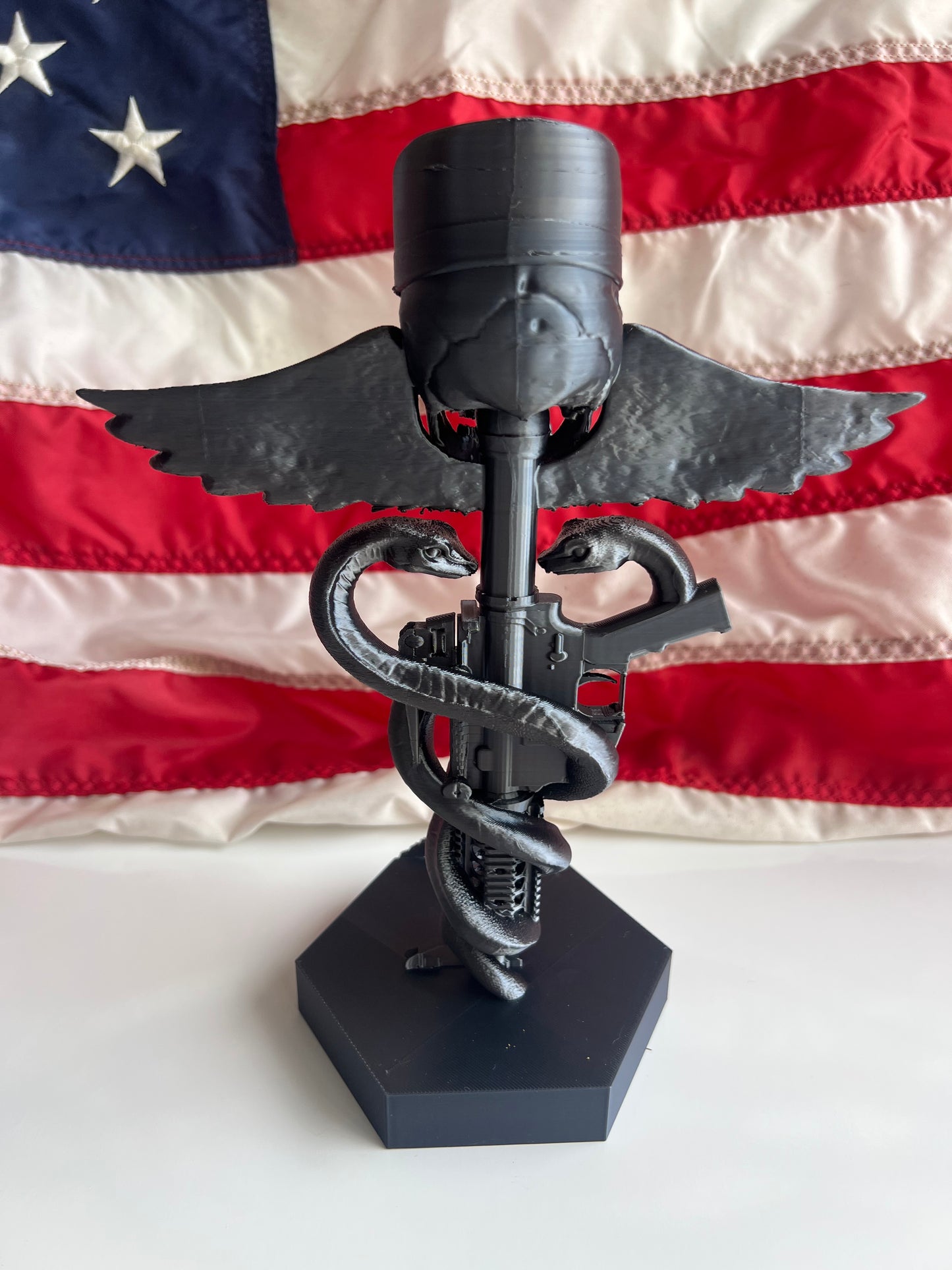 Custom Army 68W Combat Medic Display | Combat Medical Badge Desk Display | Personalized Military Medic Gift with Rank, Name & Years of Service