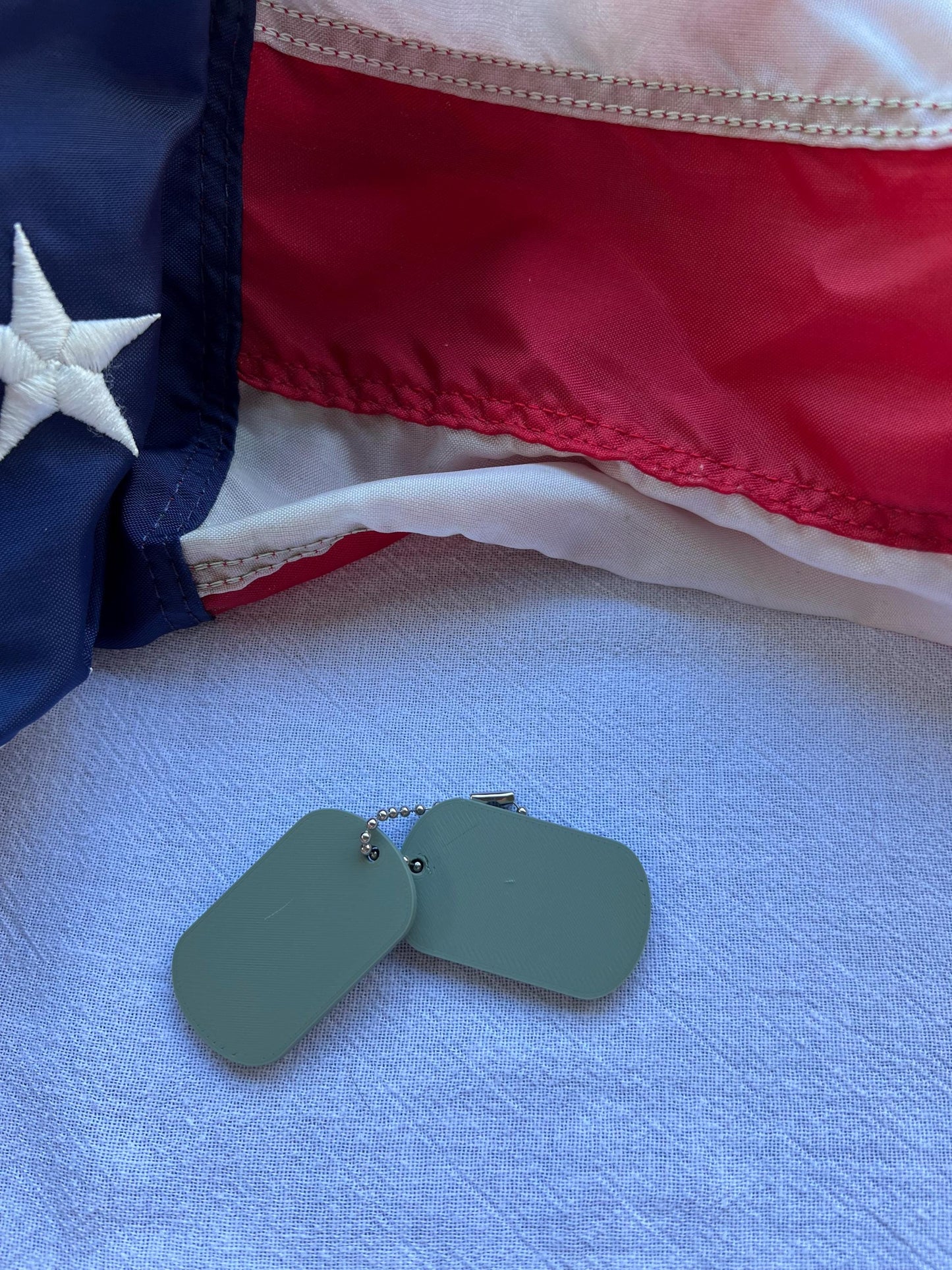 Dog tags Air force officer