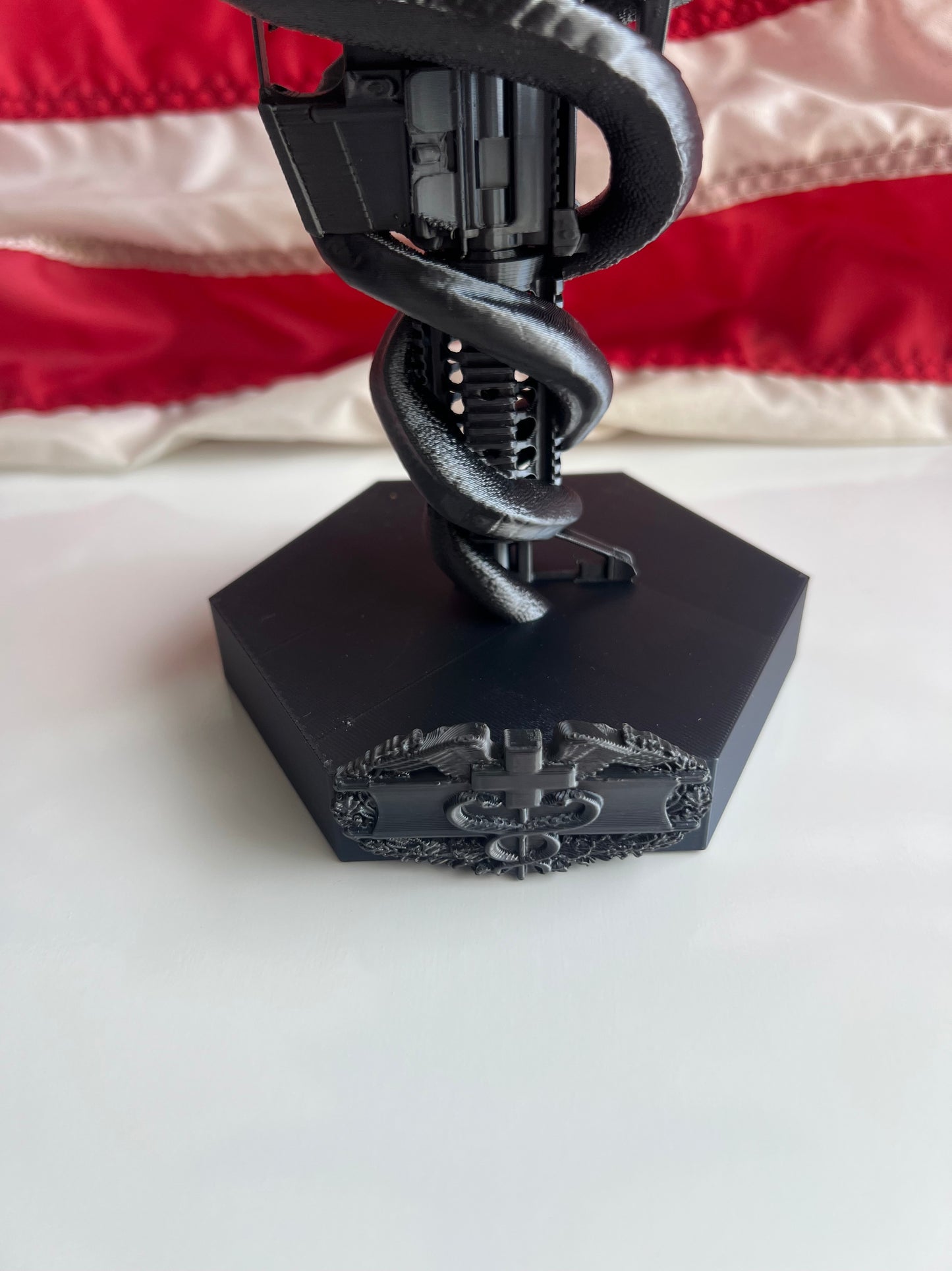 Custom Army 68W Combat Medic Display | Combat Medical Badge Desk Display | Personalized Military Medic Gift with Rank, Name & Years of Service