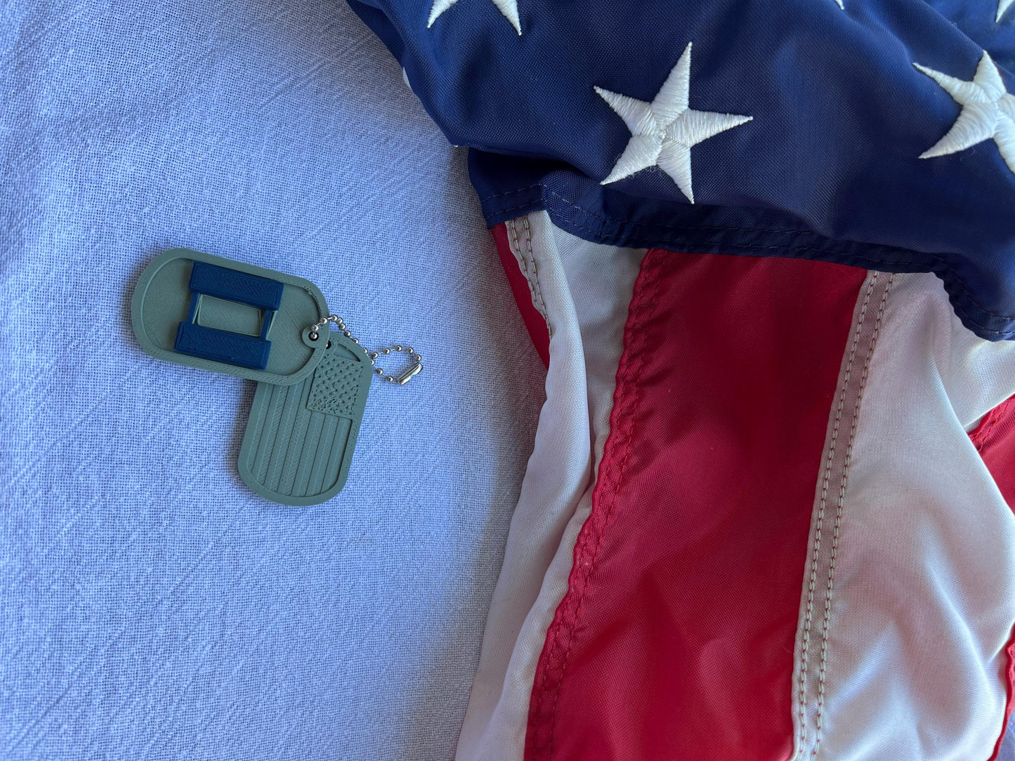 Dog tags Air force officer