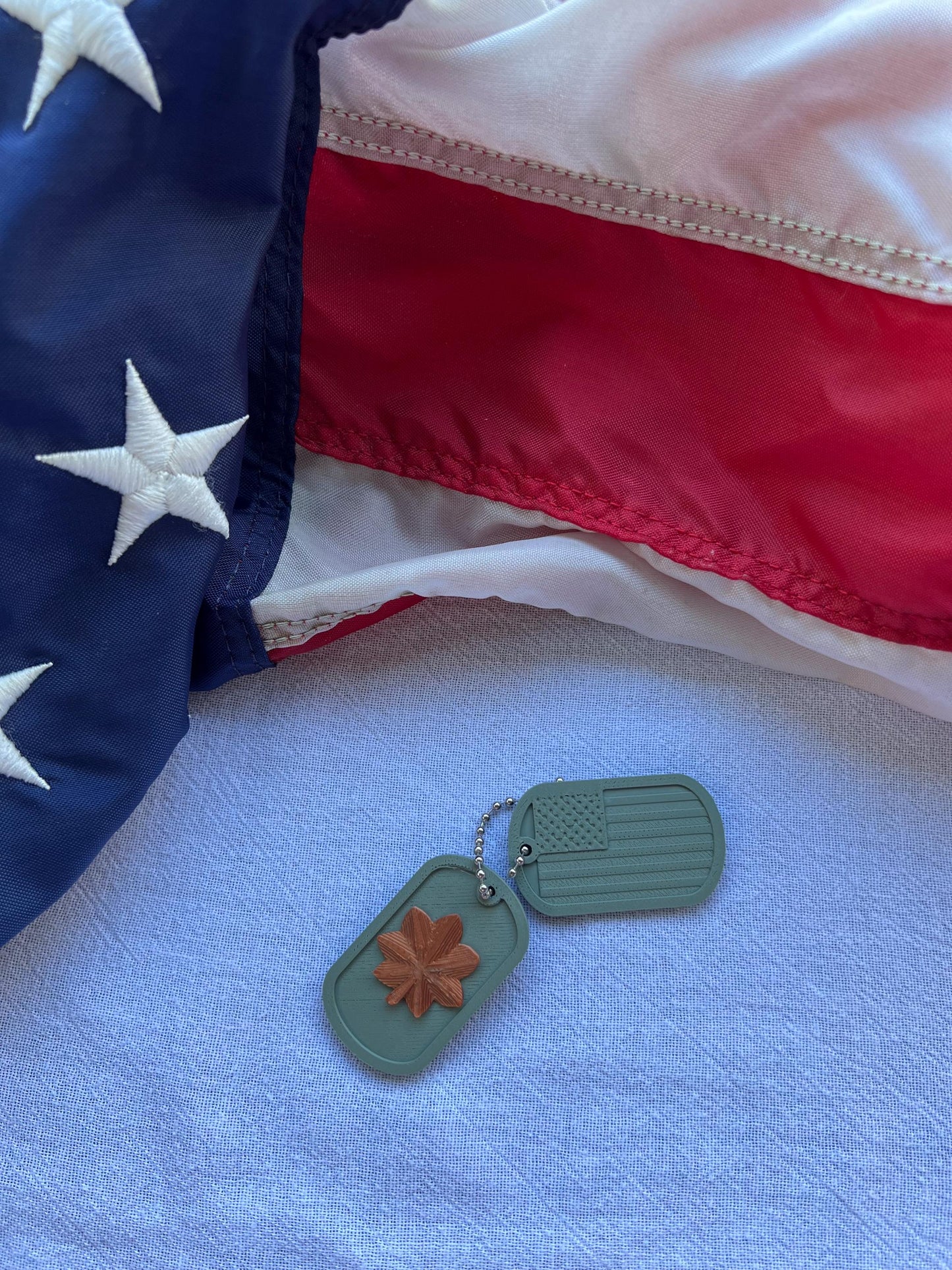 Dog tags Air force officer