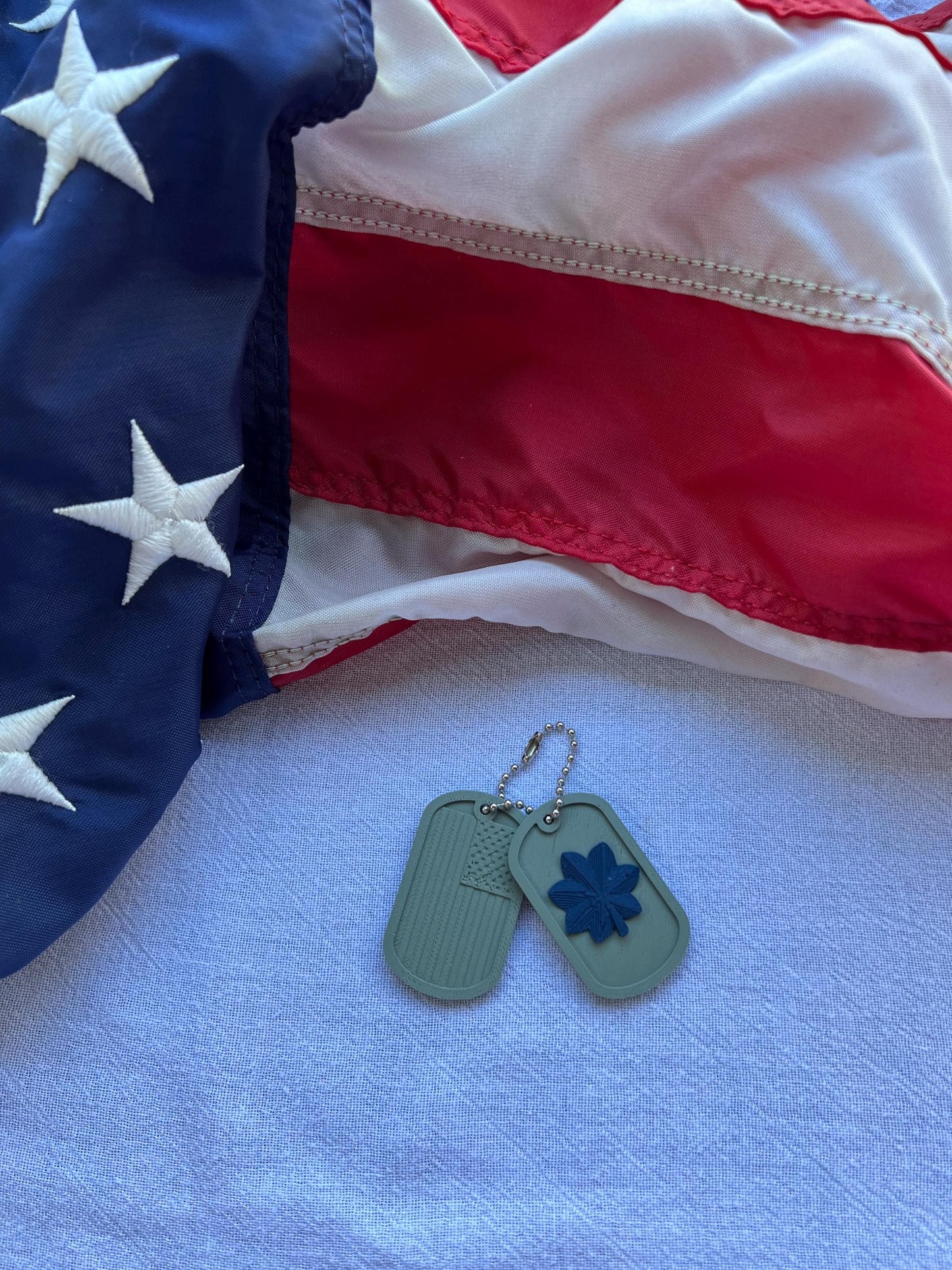 Dog tags Air force officer