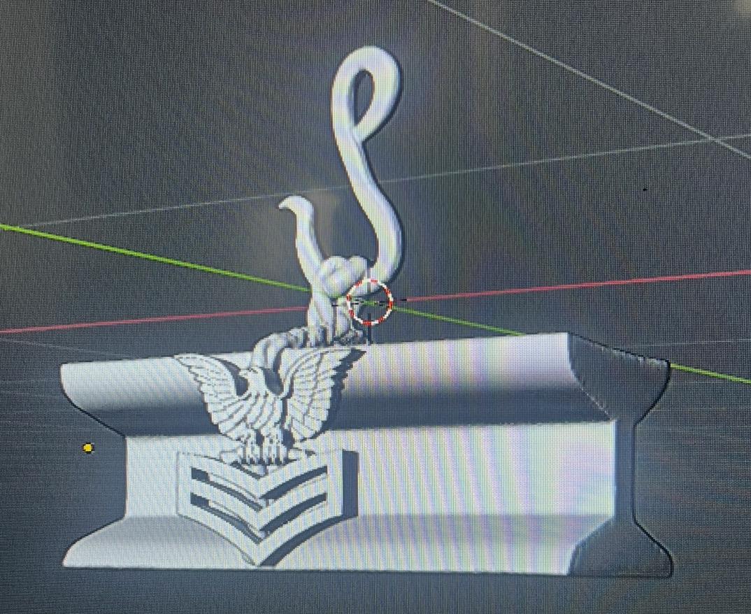 Big Seabee Steelworker custom rating badge