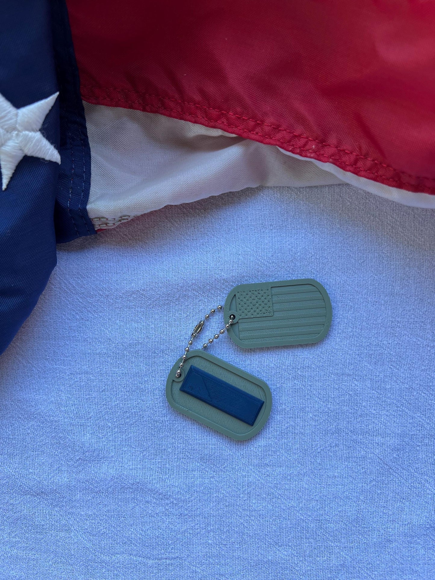 Dog tags Air force officer