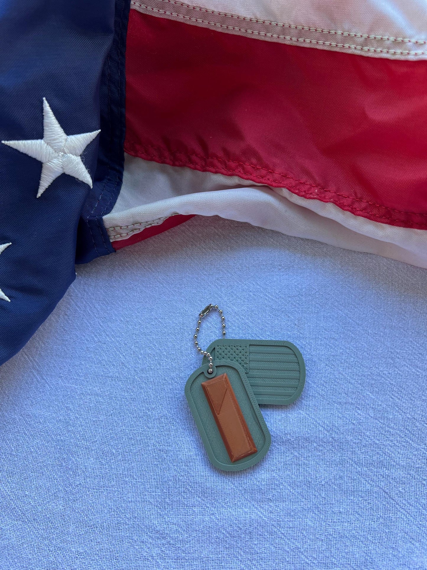 Dog tags Air force officer