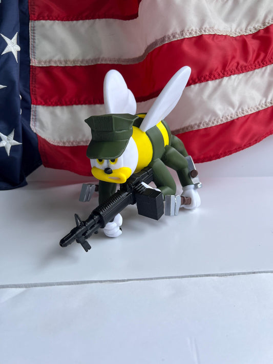 3D Printed in full color US Navy Seabee Figurine  | Navy Seabees Military Gift | Veteran & Retirement Display |Naval Construction Battalion