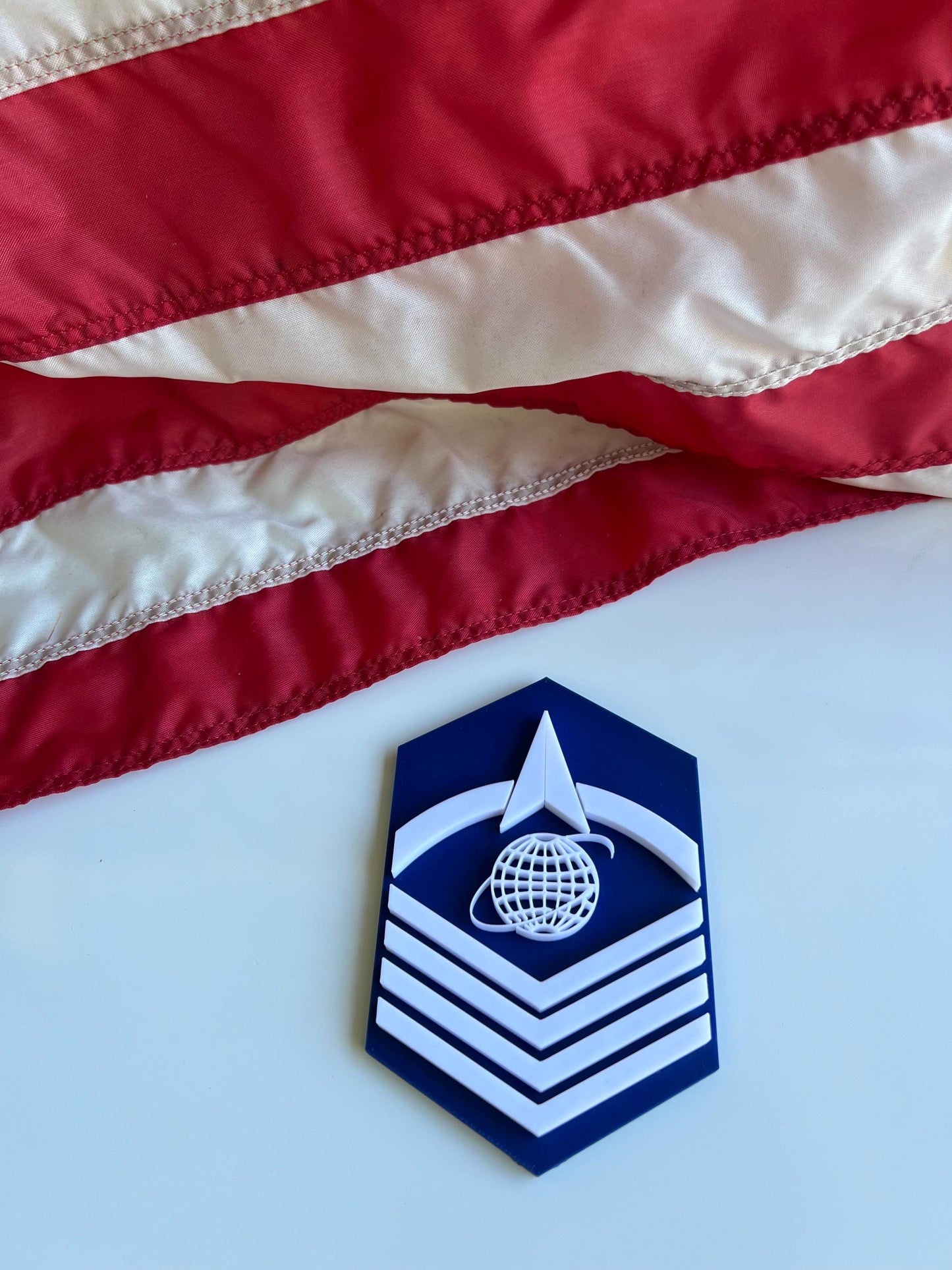 Space Force Ranks E-4 through E-9  Display Ready Multiple Sizes Available