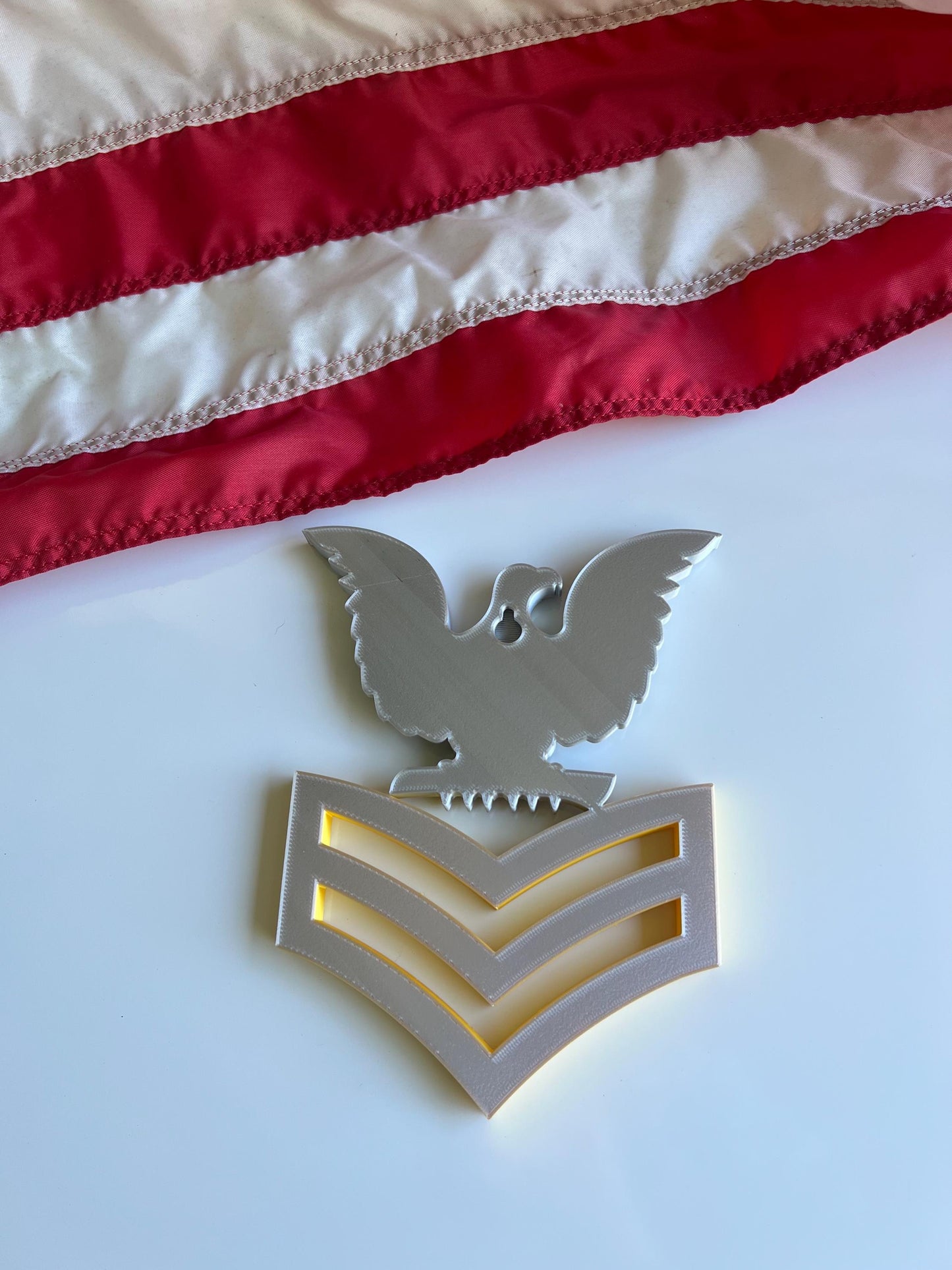 U.S. Navy Rank Display | E4E6 Petty Officer | Military Promotion, Retirement, or Veteran Gift