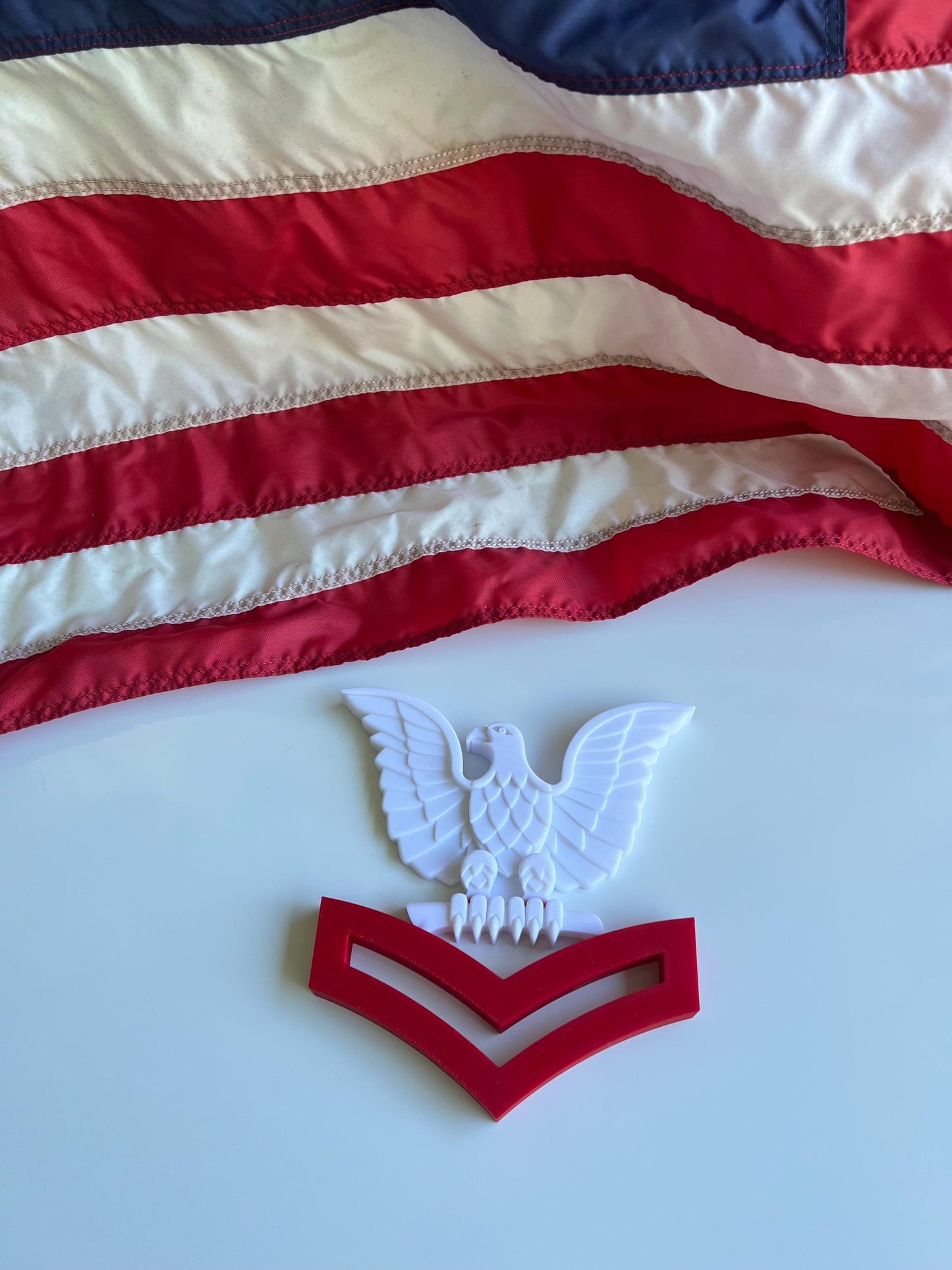 U.S. Navy Rank Display | E4E6 Petty Officer | Military Promotion, Retirement, or Veteran Gift