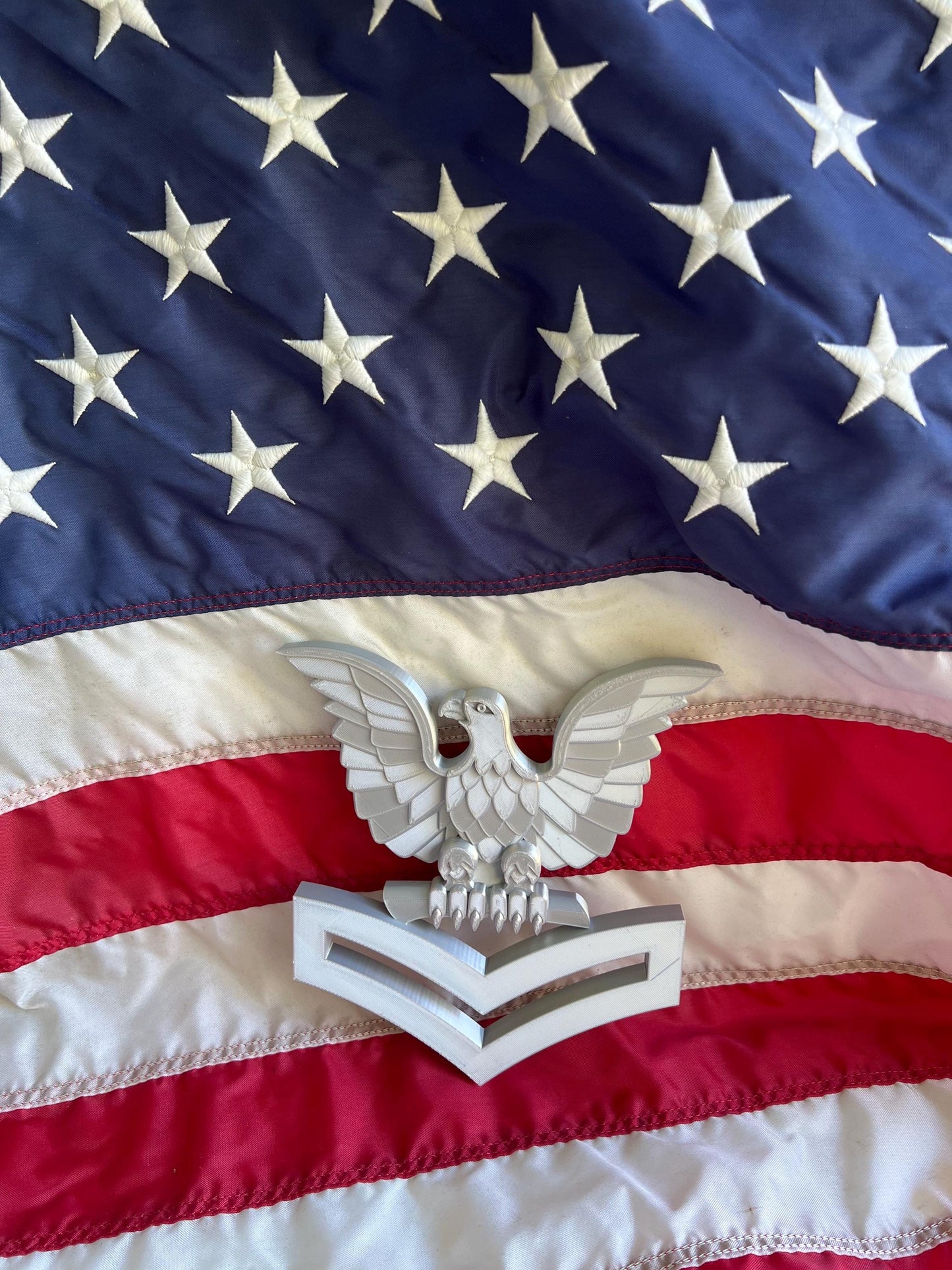 U.S. Navy Rank Display | E4E6 Petty Officer | Military Promotion, Retirement, or Veteran Gift